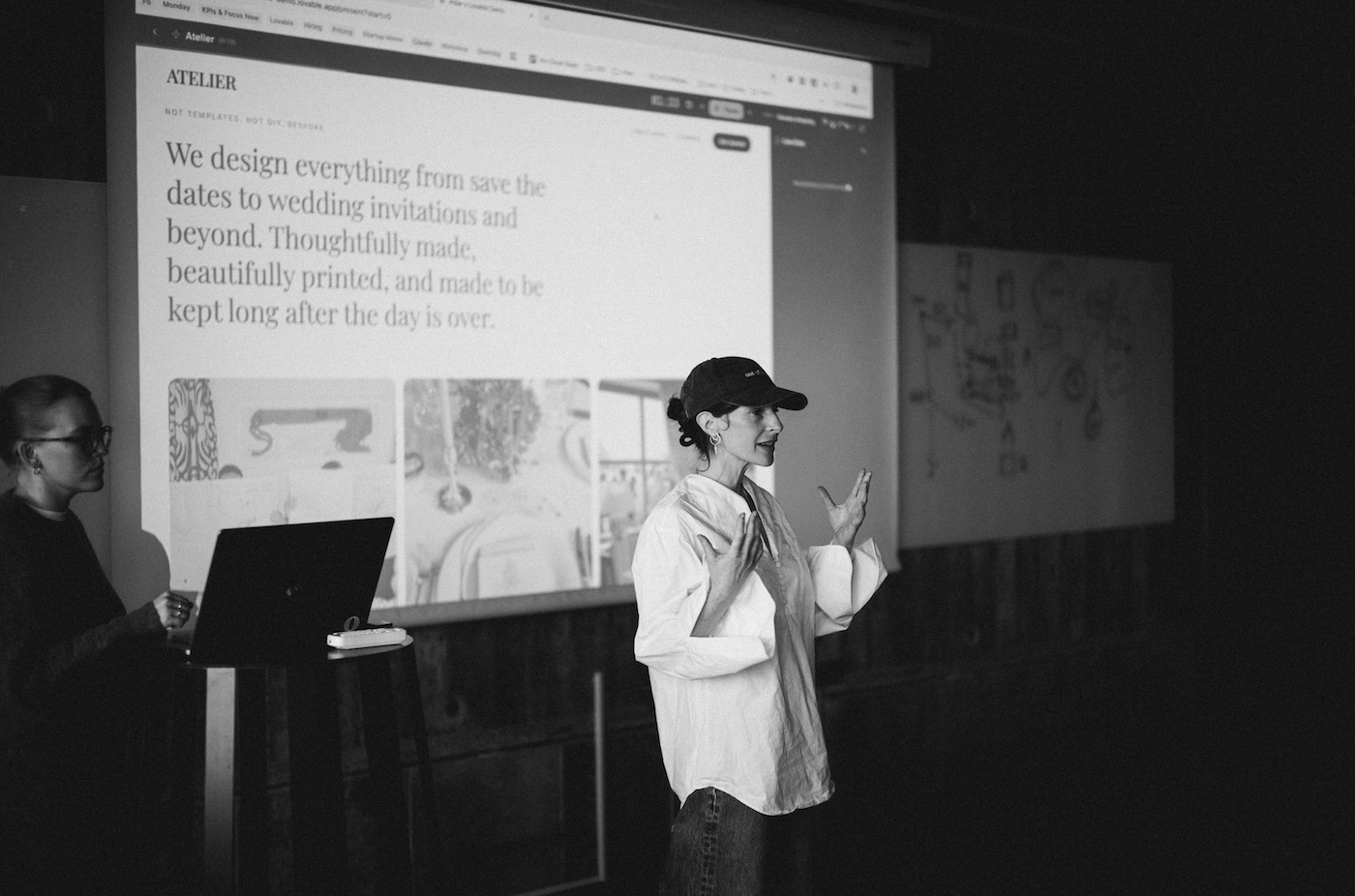 Project demo on stage